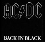 AC/DC Back In Black Patch